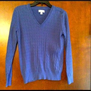 Gently used Periwinkle V Neck Sweater.